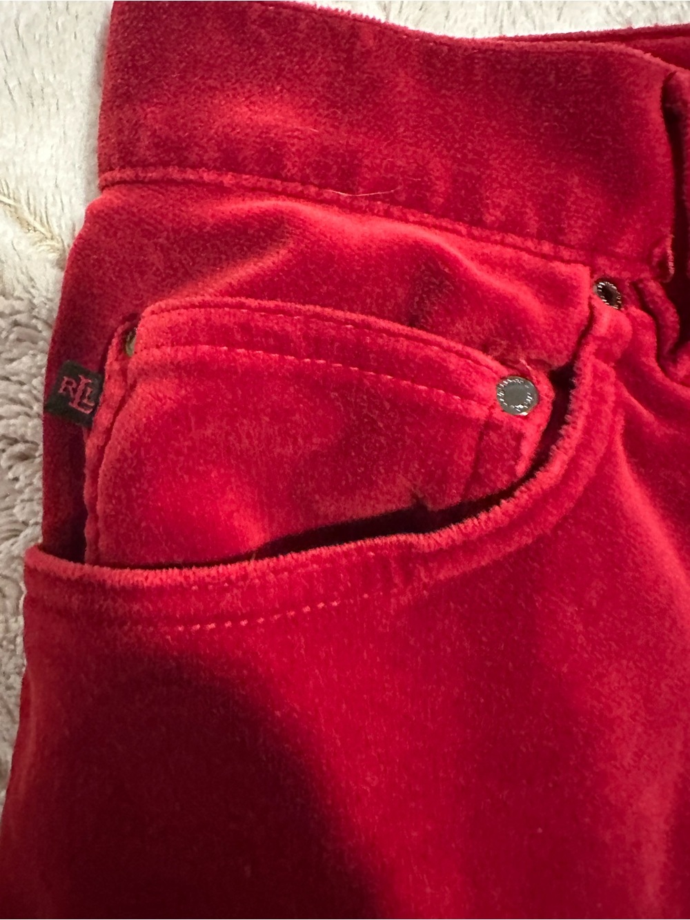Vintage Ralph Lauren Corduroy Jeans Plus Size 18W - Picture 13 of 16